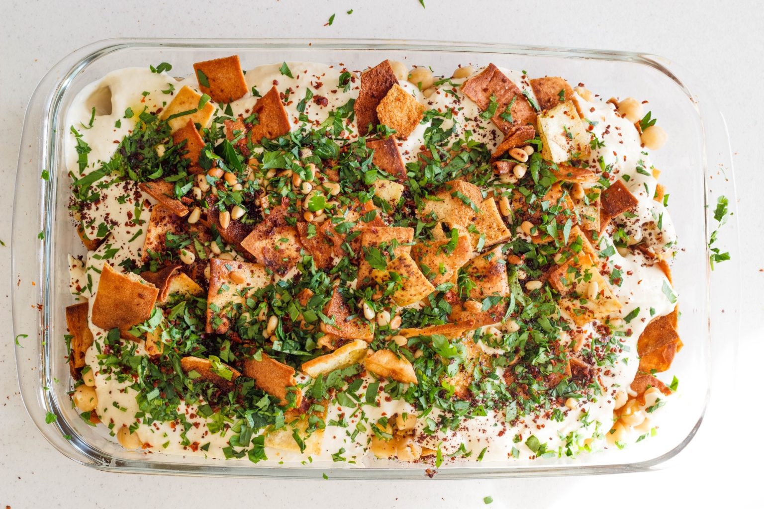 Syrian Chickpea Fatte with Ghee Taste of Sham